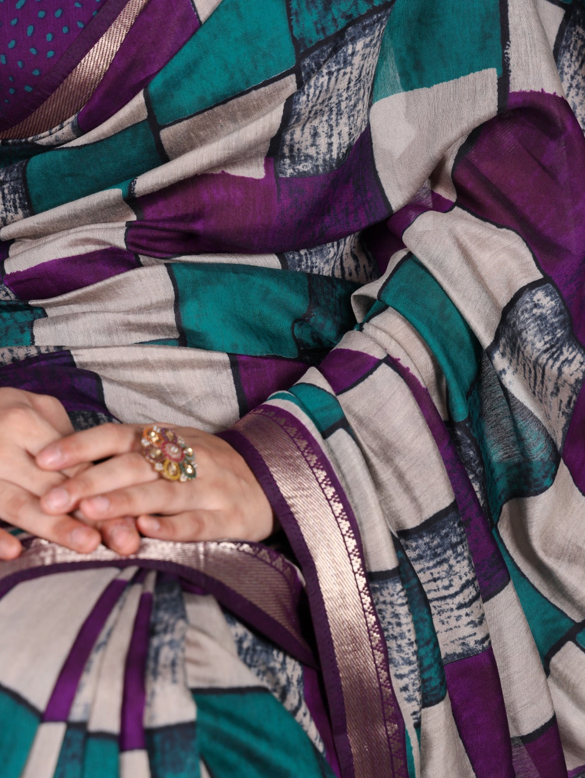 Beautiful Viscose Chanderi Saree