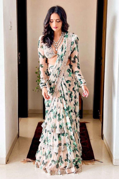 NEW LAUNCHING DESIGNER Ready TO WEAR SAREE