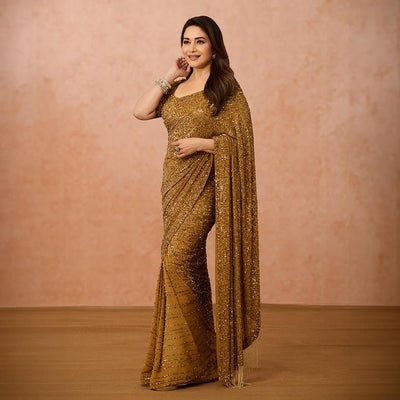 New Bollywood MADHURI DIXIT BlockBuster Sequins Design Launching