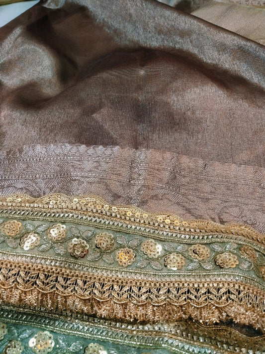 banarasi SOFT MAHARANI GLASS TISSUE SILK saree collection