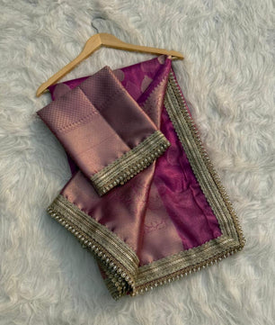 Premium banarasi soft Maharani tissue silk saree