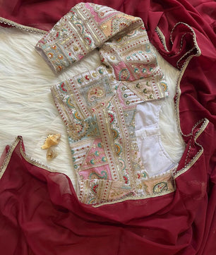 Georgette beautiful saree collection with beautiful lace &nbsp;border