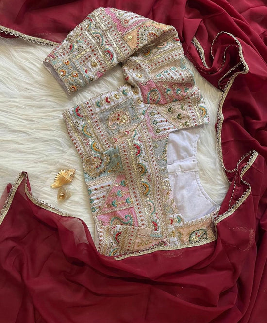 Georgette beautiful saree collection with beautiful lace  border