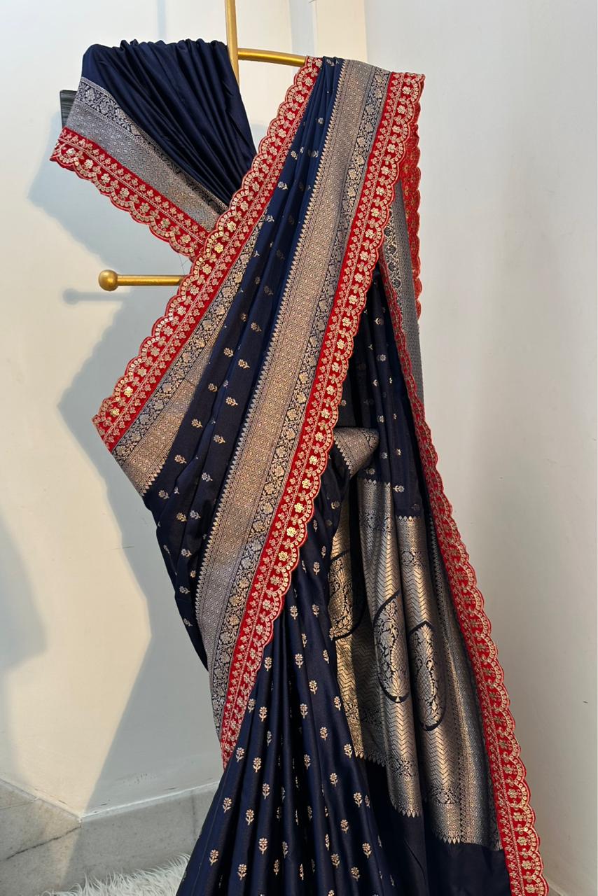 Authentic Banarasi premium mashru silk saree