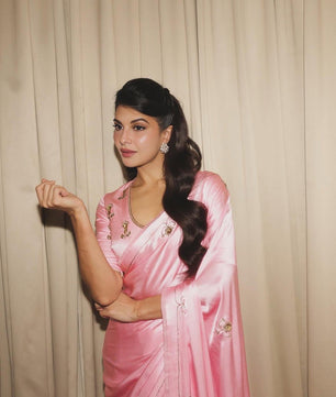 Soft silk saree cover with beautiful handwork all over and usntitch silk blouse