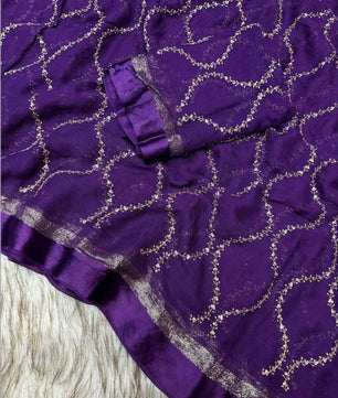 Pure Viscose Georgette Saree