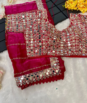 Soft satin Organza saree✨