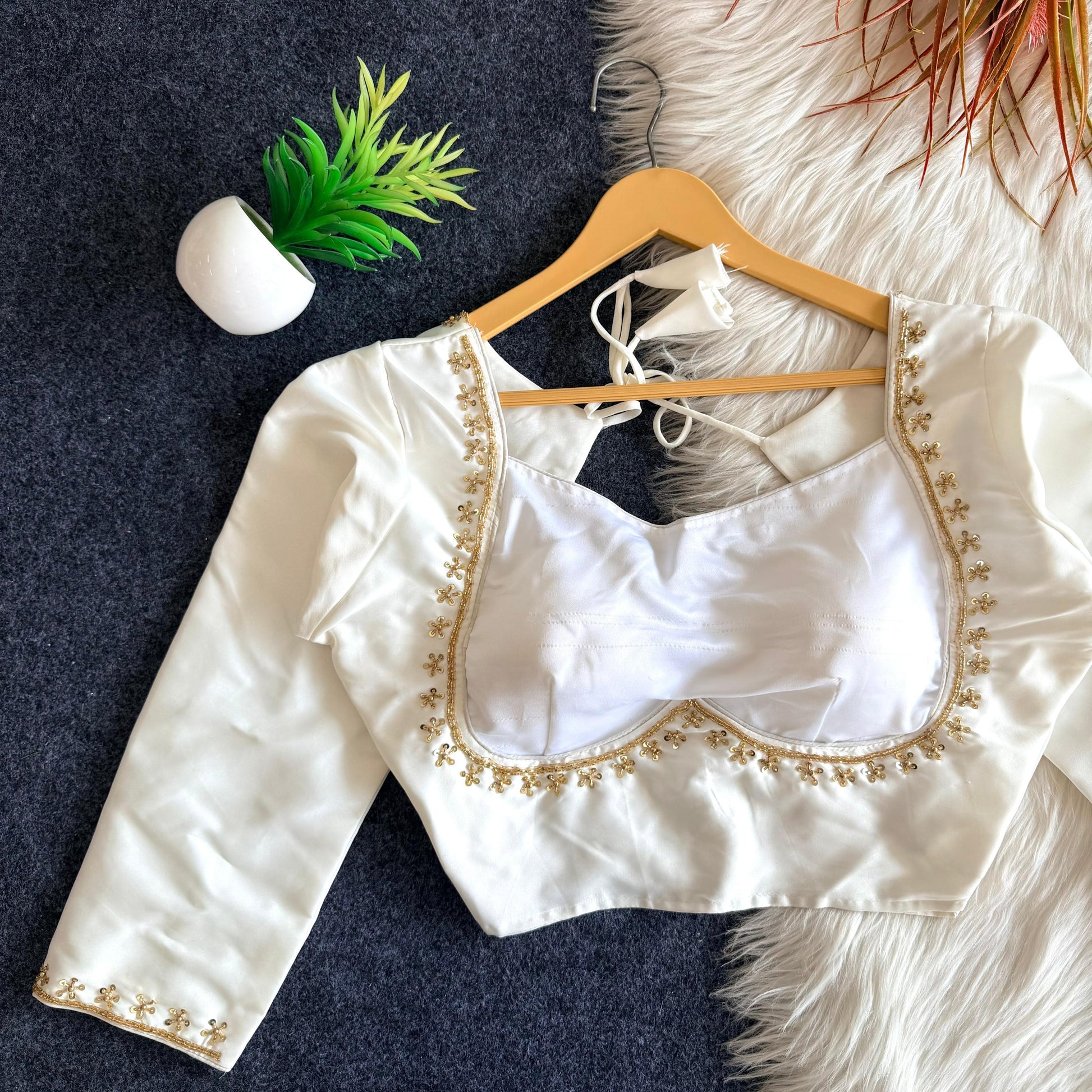 Beautiful handwork all over blouse