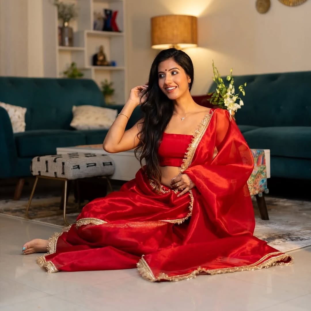 Banarasi soft Saree with customised name