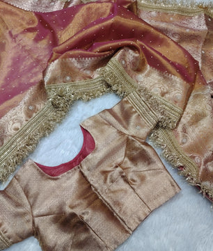 MAHARANI GLASS TISSUE SILK saree collection