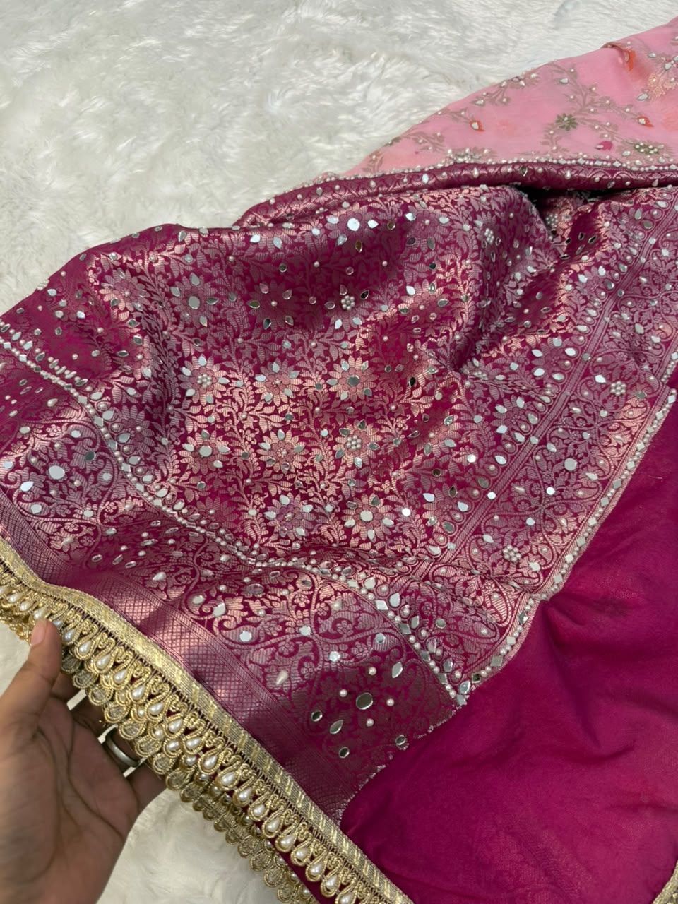 Soft Premium Georgette Banarasi Saree