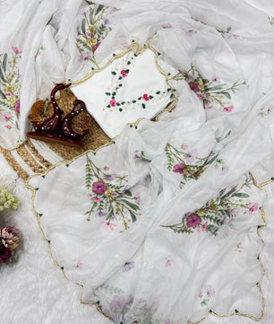 Fresh Arrival – Handwork Elegance Saree￼