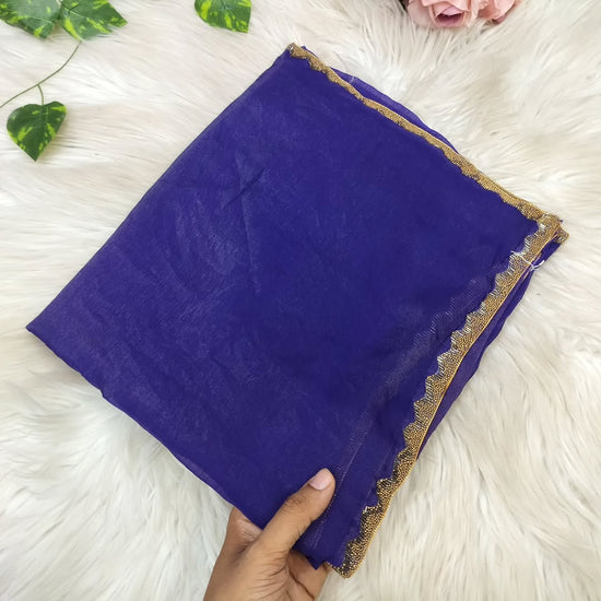 Most viral saree in Fandy silk fabric