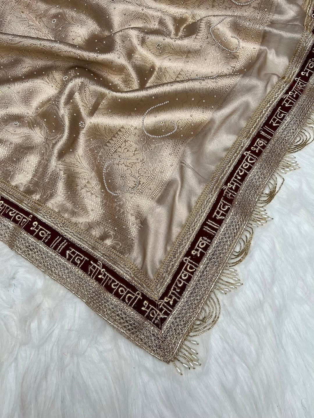 Karwachauth special collection in glass tissue silk