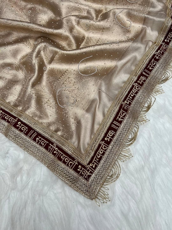 Karwachauth special collection in glass tissue silk