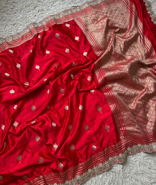 Authentic Banarasi premium mashru silk saree