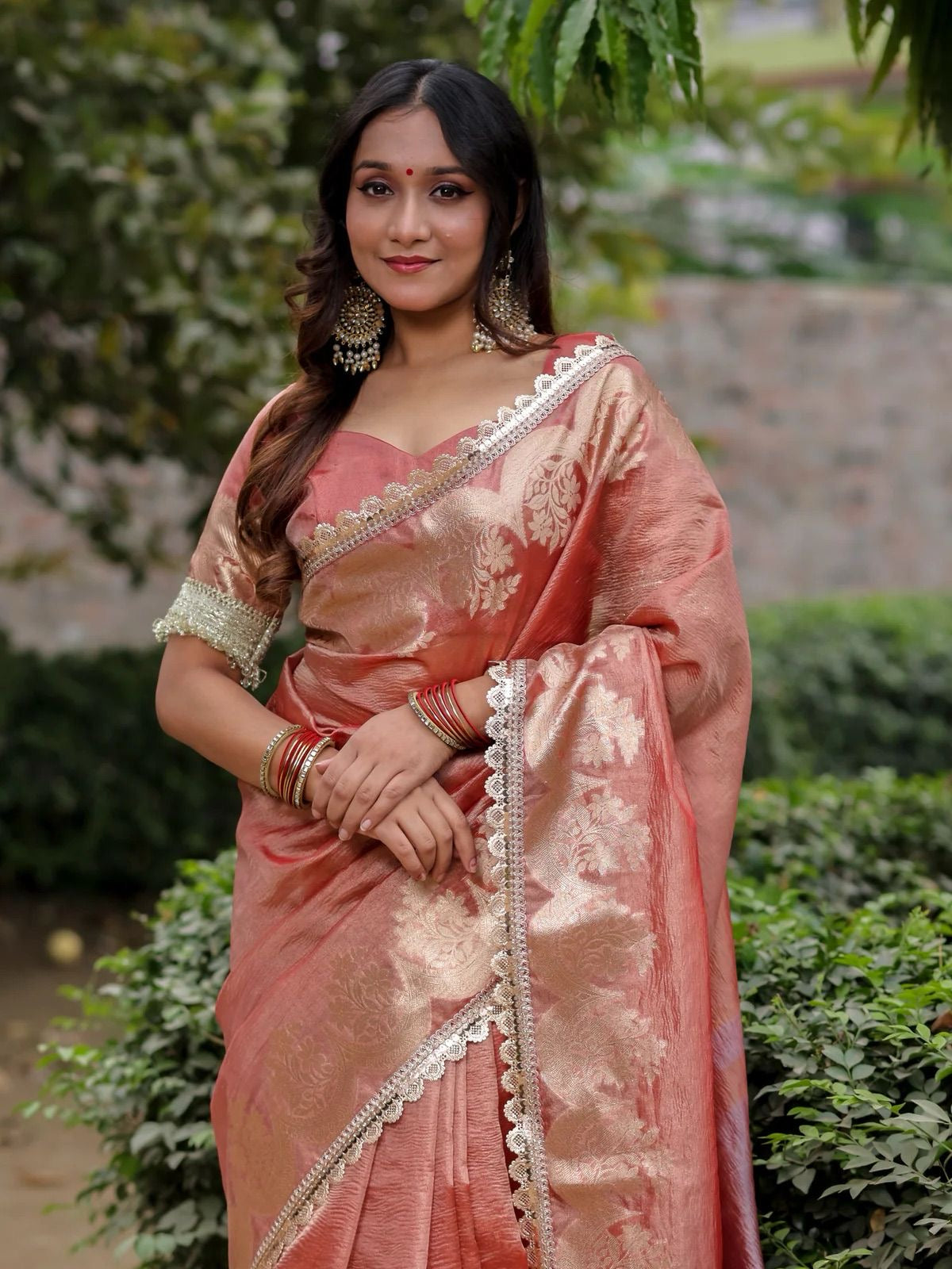 Banarasi soft tissue silk saree