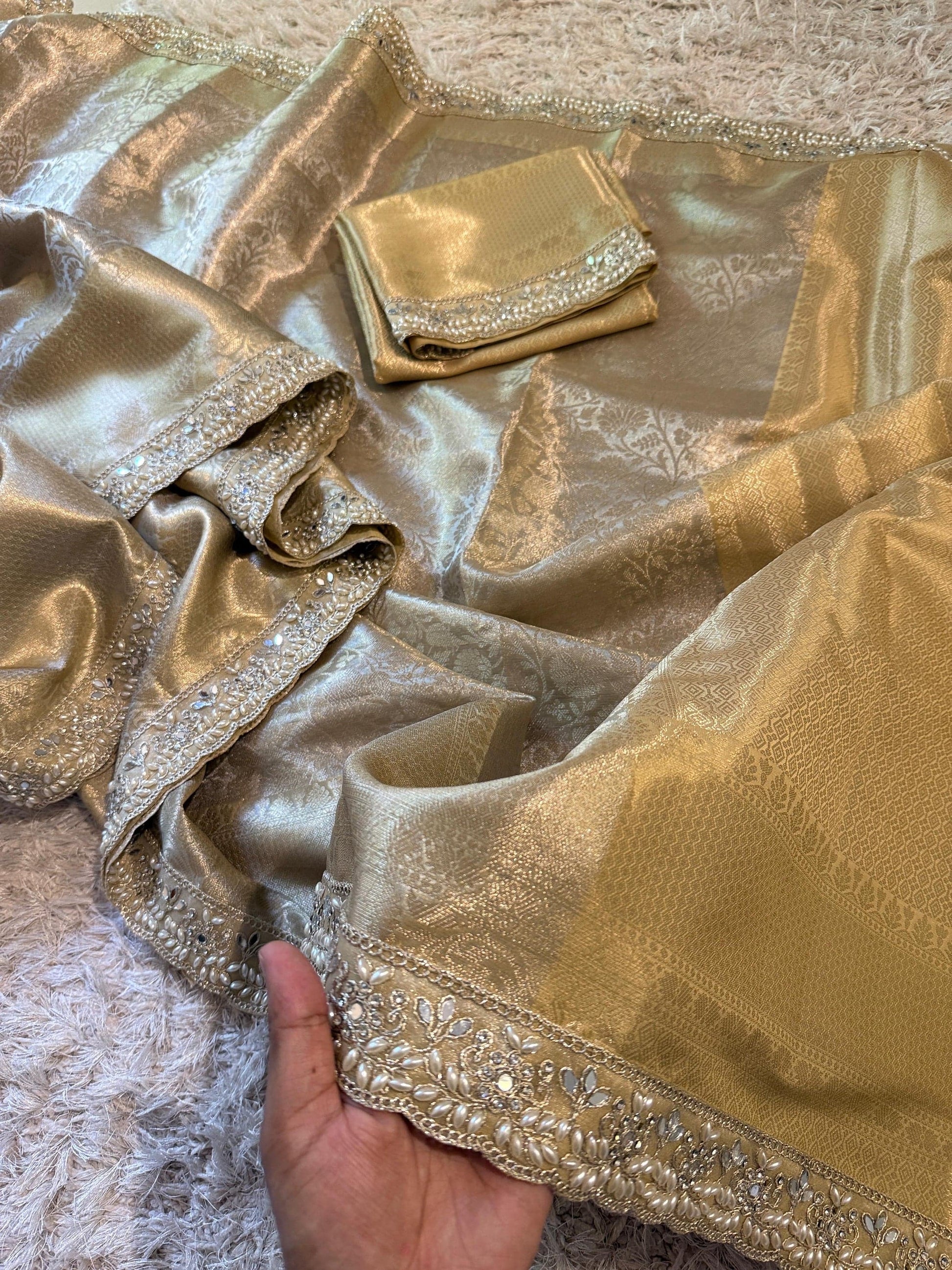 Banarasi soft Kanchi tissue silk saree