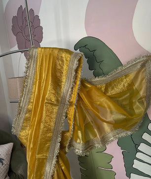 Pure Banarasi tissue silk saree