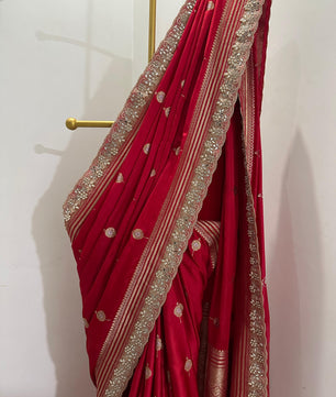 Authentic Banarasi premium mashru silk saree