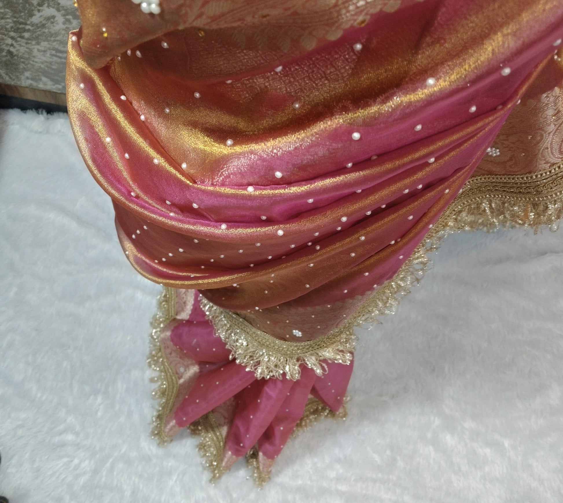 MAHARANI GLASS TISSUE SILK saree collection