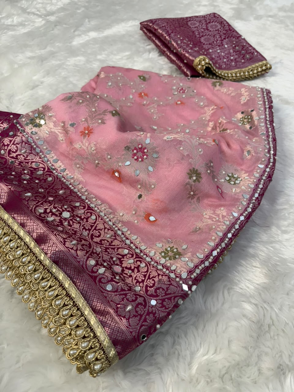 Soft Premium Georgette Banarasi Saree