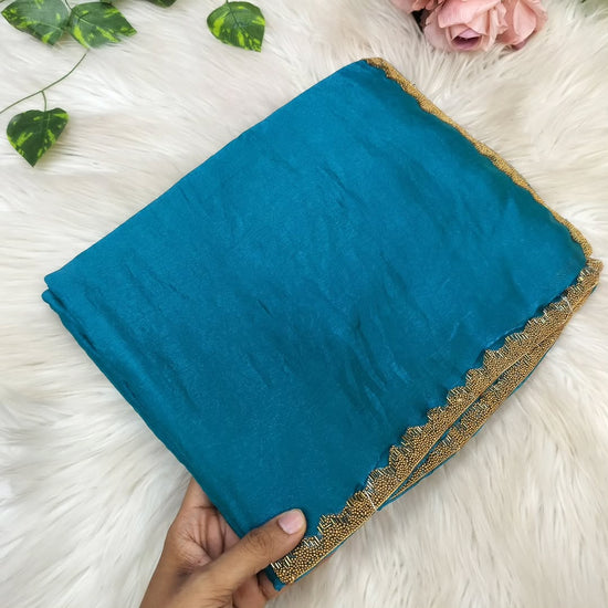 Most viral saree in Fandy silk fabric