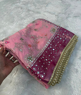 Soft Premium Georgette Banarasi Saree