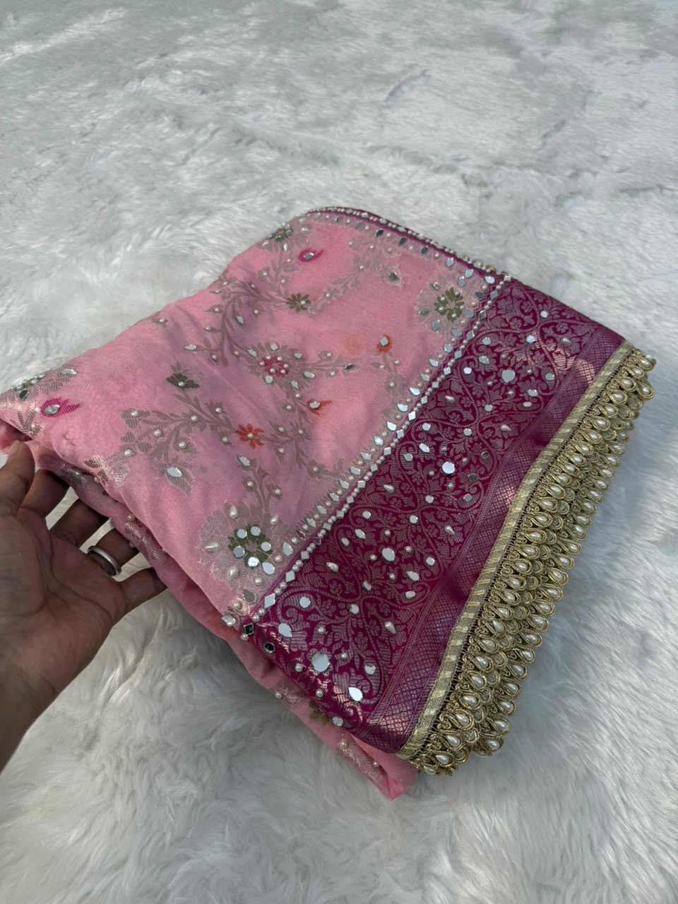 Soft Premium Georgette Banarasi Saree