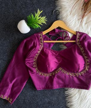 Beautiful handwork all over blouse