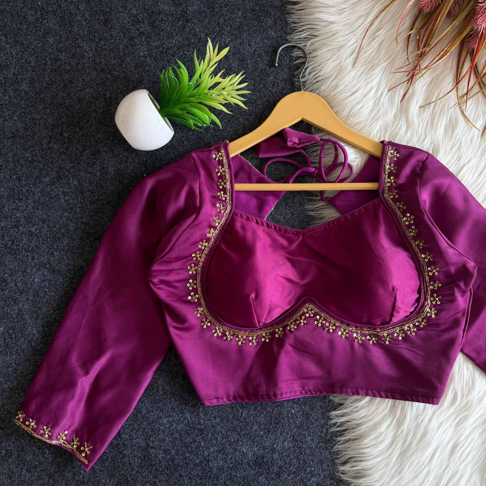 Beautiful handwork all over blouse