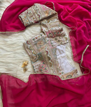 Georgette beautiful saree collection with beautiful lace &nbsp;border