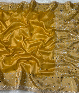 Premium tissue Ghoongru saree
