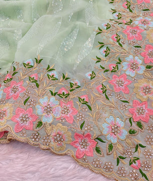 Bollywood Inspired beautiful Georgette saree