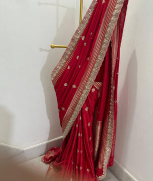 Authentic Banarasi premium mashru silk saree