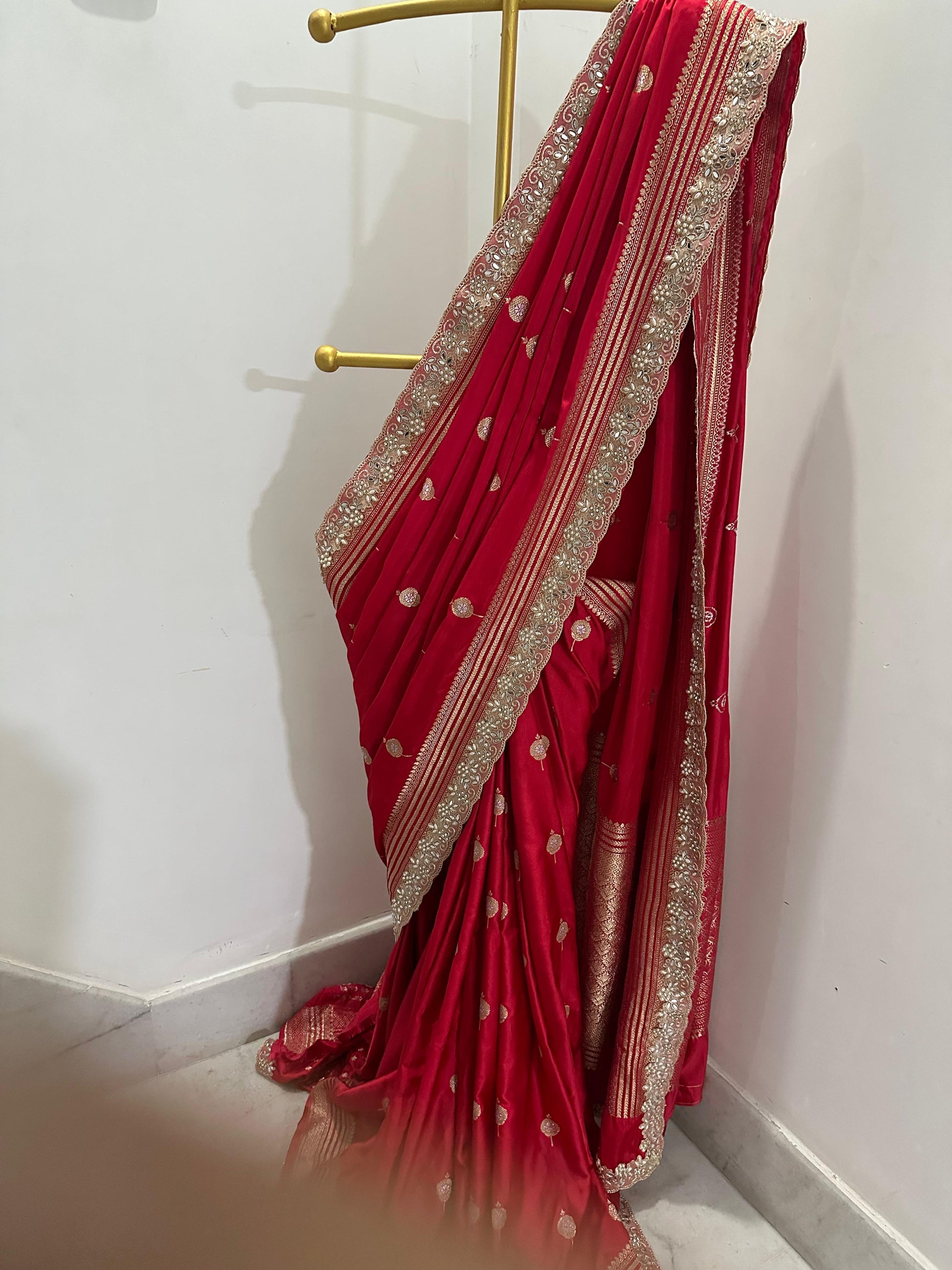Authentic Banarasi premium mashru silk saree