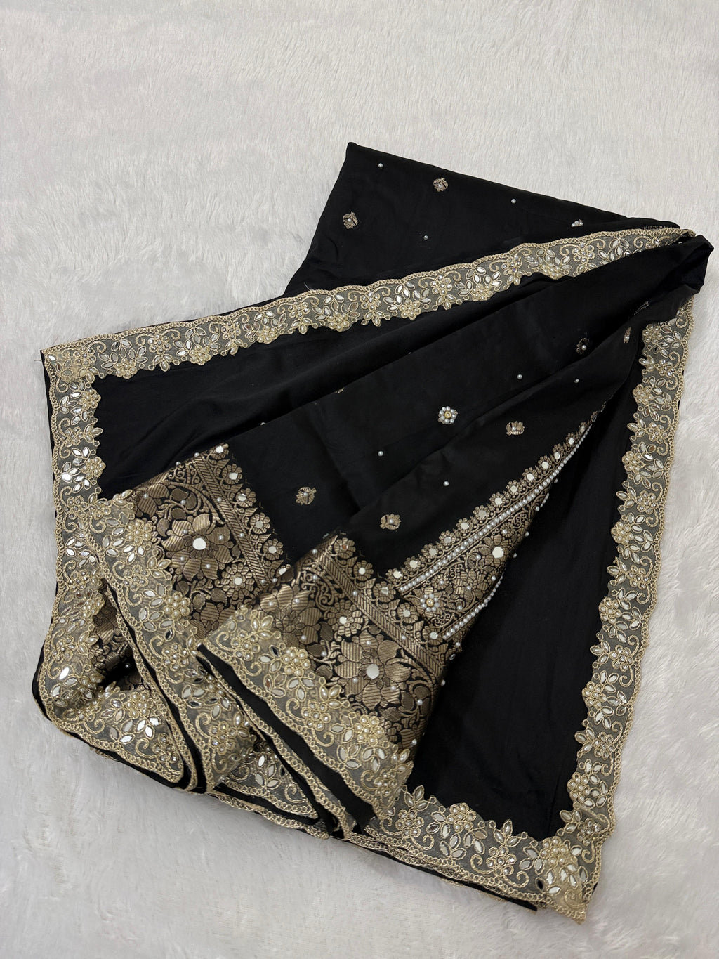 Presenting Timeless Banarasi Semi Katan Soft Silk Lace work Saree