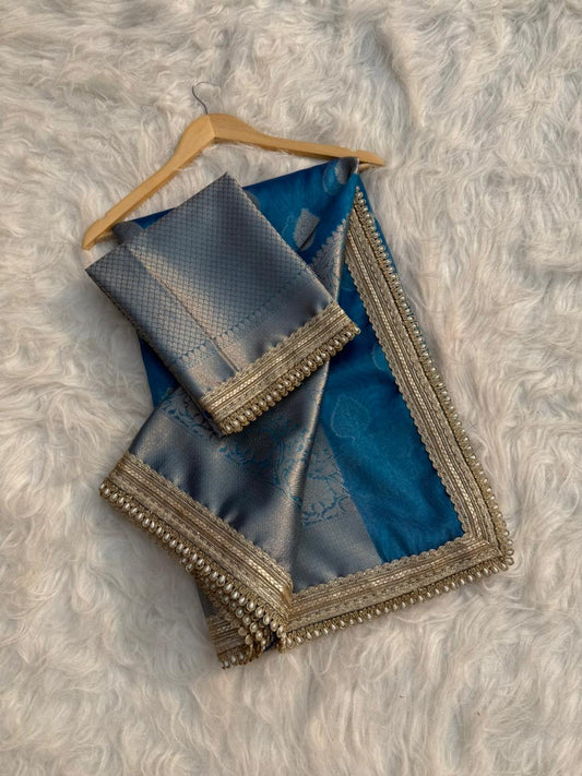 Premium banarasi soft Maharani tissue silk saree