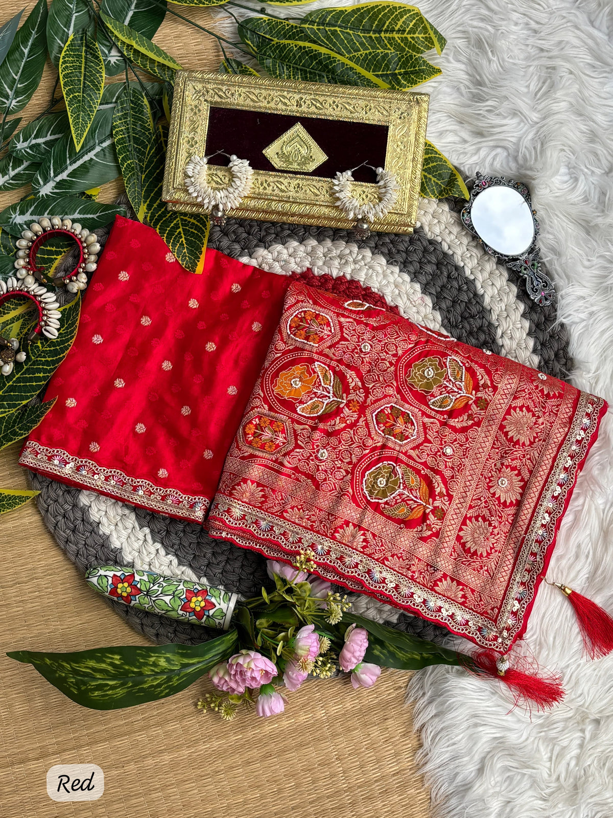 Pure Sartin saree with weaving &nbsp;jaquard nd mina work