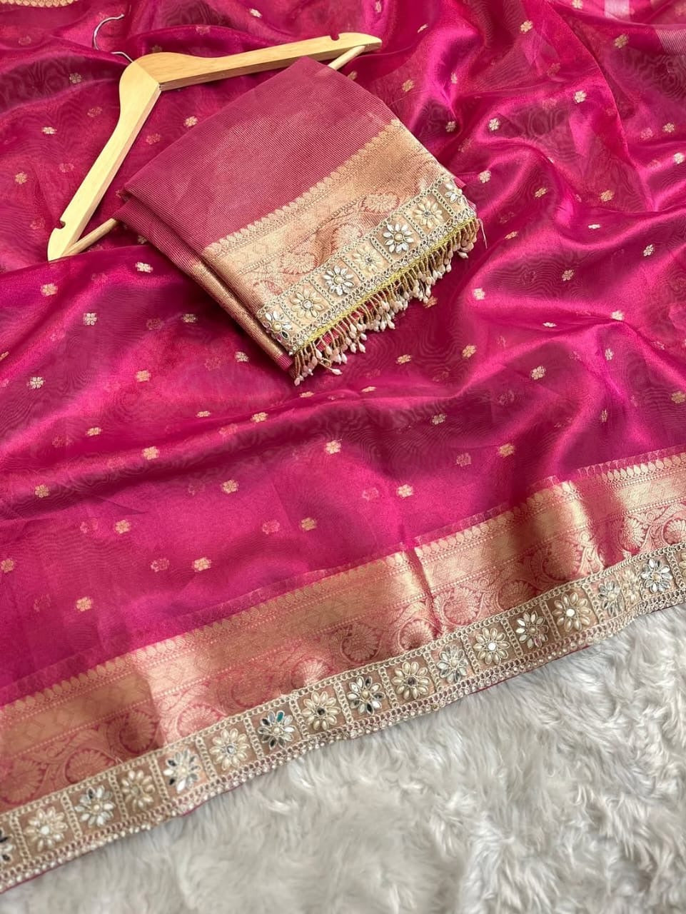 Banarsi soft tissue silk saree