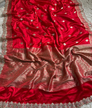 Authentic Banarasi premium mashru silk saree