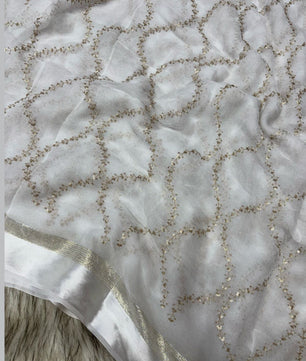 Pure Viscose Georgette Saree