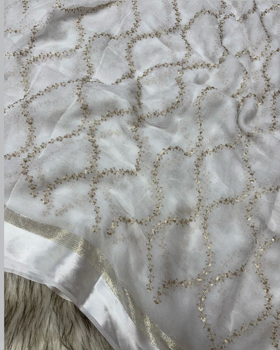 Pure Viscose Georgette Saree