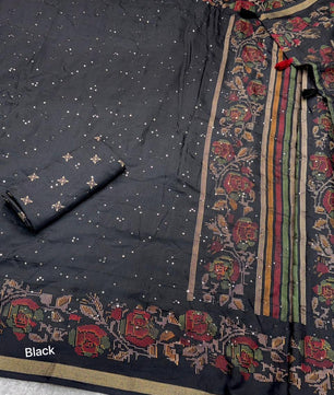 Premium saree in Kashmiri print