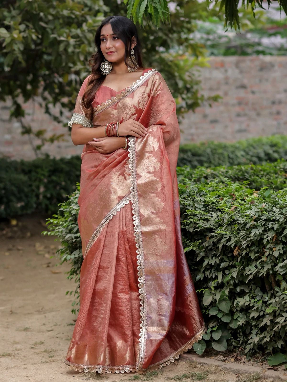 Banarasi soft tissue silk saree