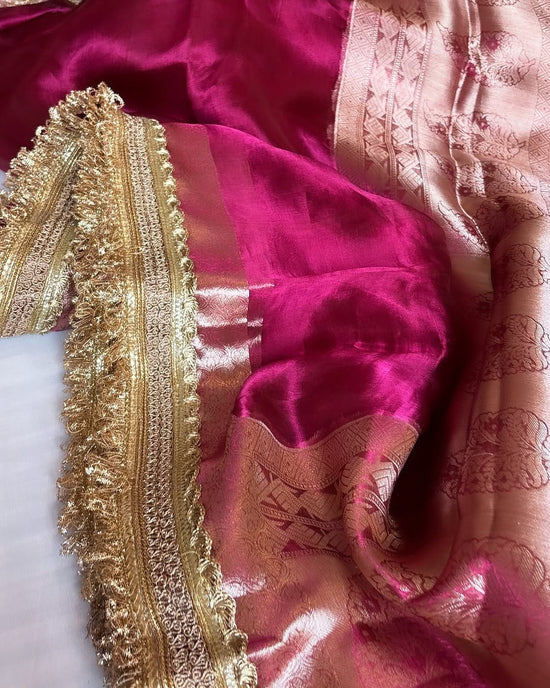 Maharani tissue silk saree