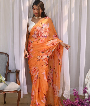New Tebi silk with designer handwork saree