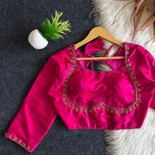 Beautiful handwork all over blouse