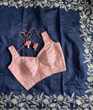 Premium Chanderi saree with multi thread embroidery work on pallu