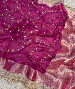 Pure Banarasi Tissue Saree by Sareewala